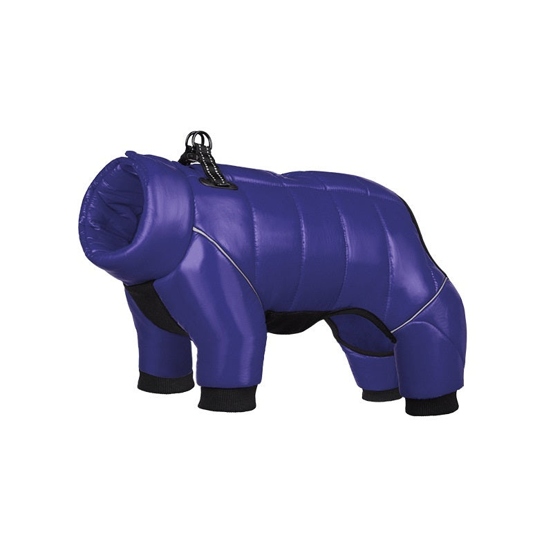 JMT-671882 Waterproof Winter Dog Down Jacket - Anti-Light Warm Clothing for Small Dogs in Various Sizes