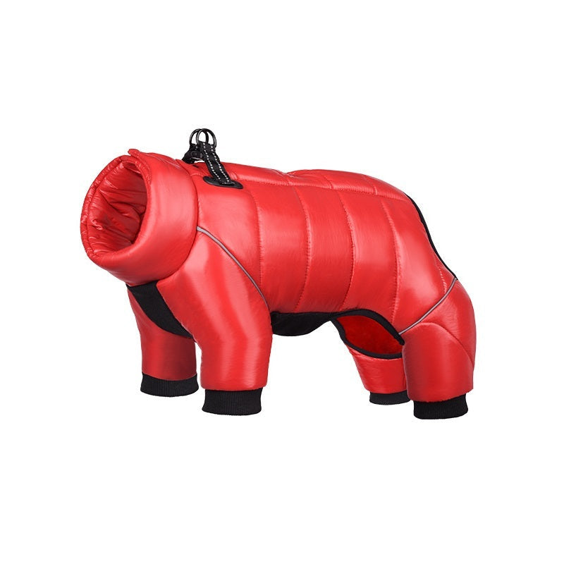 JMT-671882 Waterproof Winter Dog Down Jacket - Anti-Light Warm Clothing for Small Dogs in Various Sizes