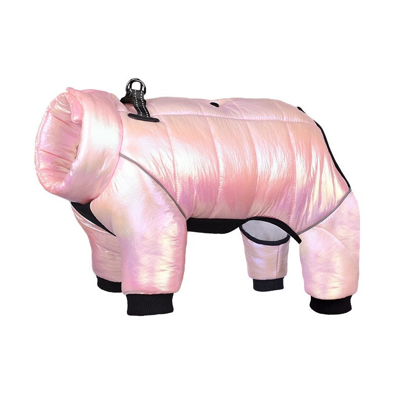 JMT-671882 Waterproof Winter Dog Down Jacket - Anti-Light Warm Clothing for Small Dogs in Various Sizes