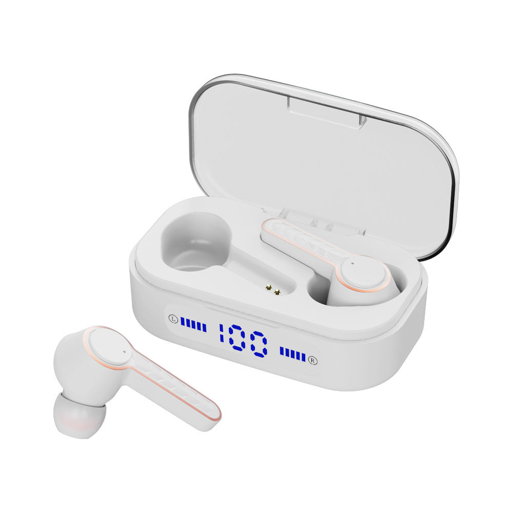 JMT-672074 True Wireless Stereo Mini Earphones with Bluetooth 5.0 and Multifunctional Features
