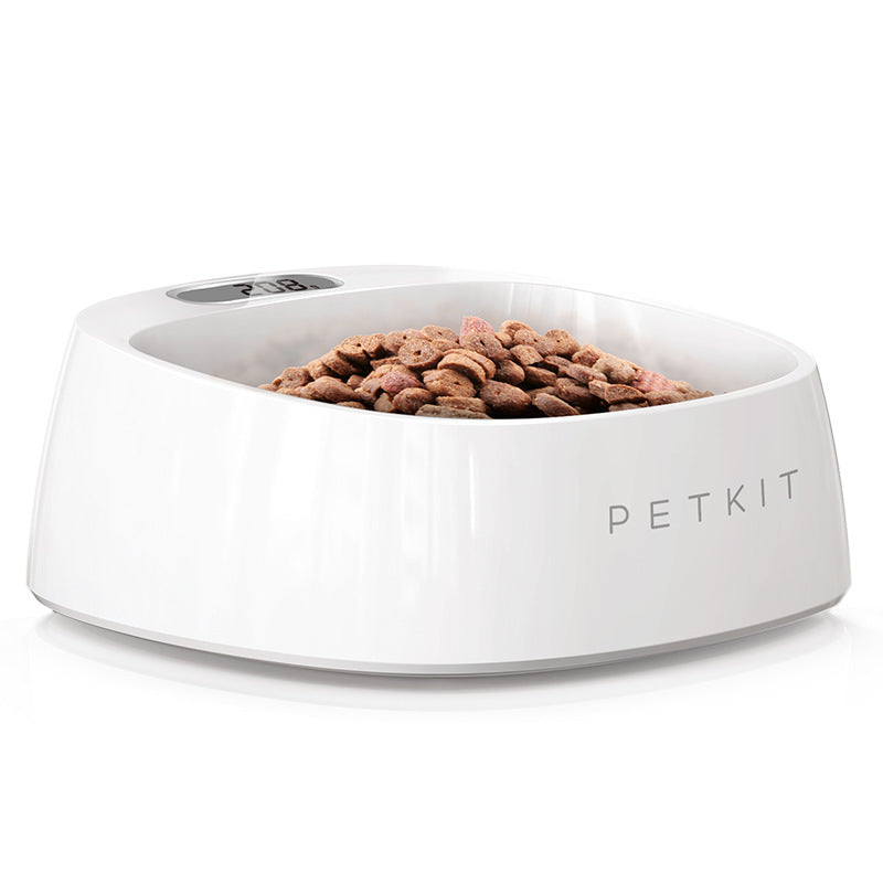 JMT-672586 Ceramic Weighing Bowl for Cats and Dogs - Waterproof Pet Feeding Dish, 450ML Capacity, Stylish Design with Colorful Accents