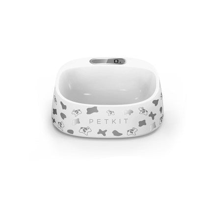 JMT-672586 Ceramic Weighing Bowl for Cats and Dogs - Waterproof Pet Feeding Dish, 450ML Capacity, Stylish Design with Colorful Accents