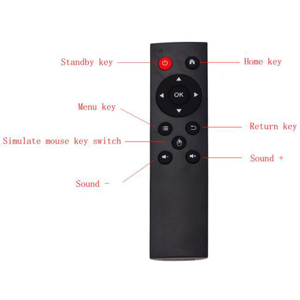 JMT-672714 Universal Wireless Air Mouse and Keyboard Remote Control for Mini PC and Android TV Box