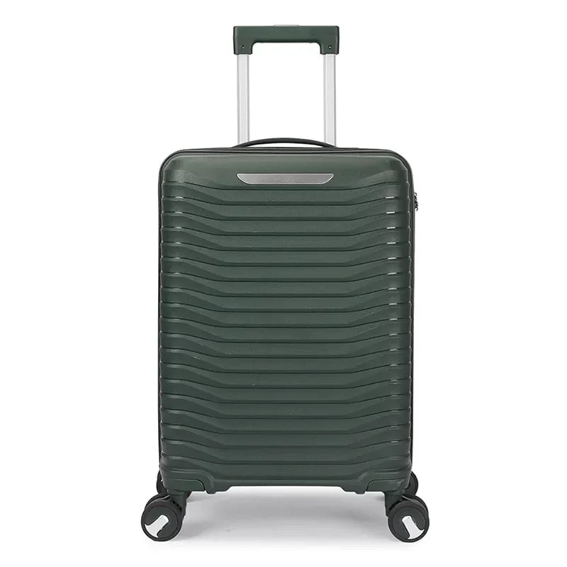 JMT-673290 Custom Colour Designer 3-Piece Trolley Luggage Set - Carry-On Suitcase 20, 24, 28 Inch PP Material