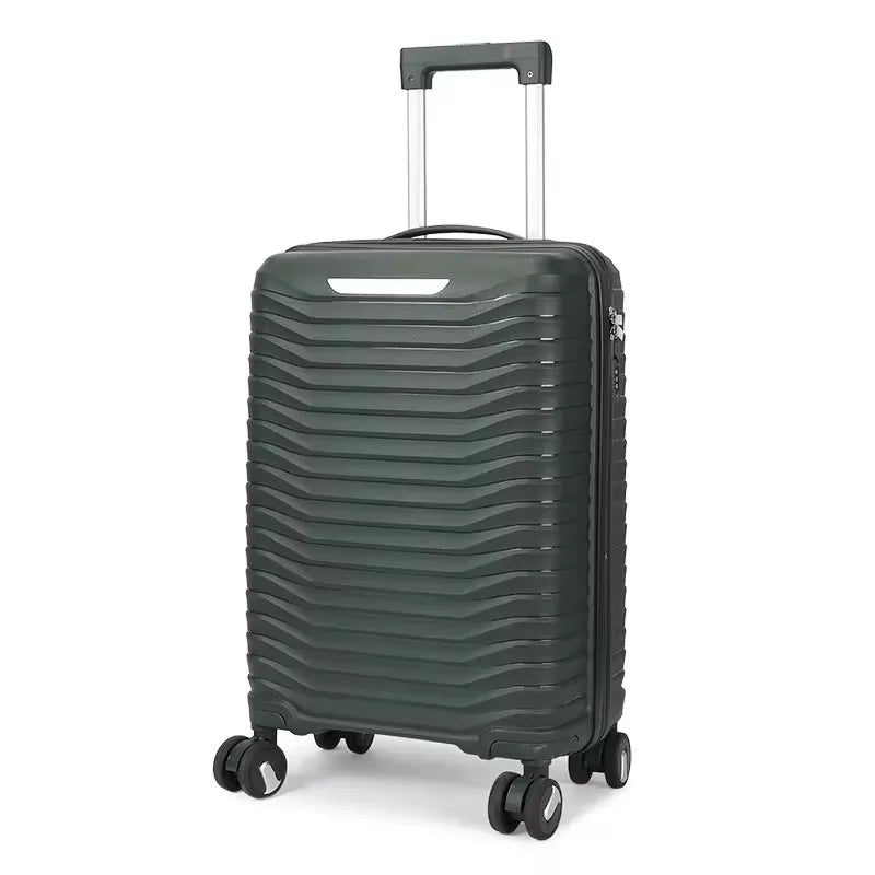 JMT-673290 Custom Colour Designer 3-Piece Trolley Luggage Set - Carry-On Suitcase 20, 24, 28 Inch PP Material