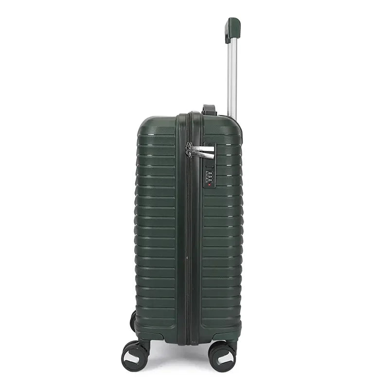JMT-673290 Custom Colour Designer 3-Piece Trolley Luggage Set - Carry-On Suitcase 20, 24, 28 Inch PP Material
