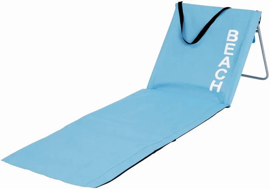 JMT-673290 Foldable Beach Mat with Carry Strap - Lightweight Outdoor Lounge Chair and Camping Seat, Custom Logo Option