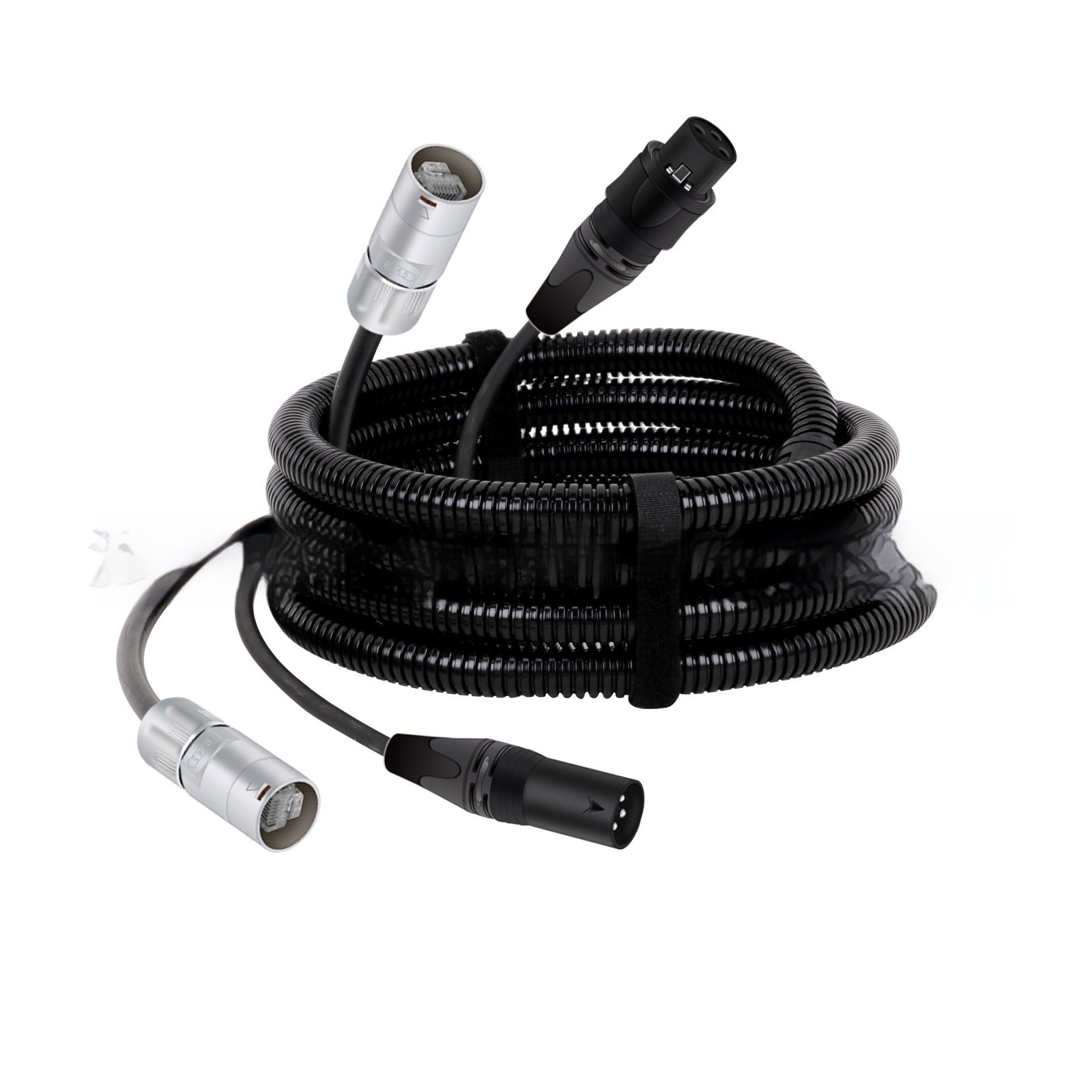 JMT-673738 3PIN XLR Male/Female Microphone Audio Cable with RJ-45 Connector - Various Lengths Available