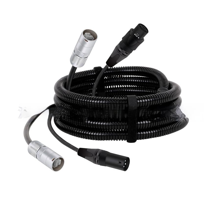 JMT-673738 3PIN XLR Male/Female Microphone Audio Cable with RJ-45 Connector - Various Lengths Available