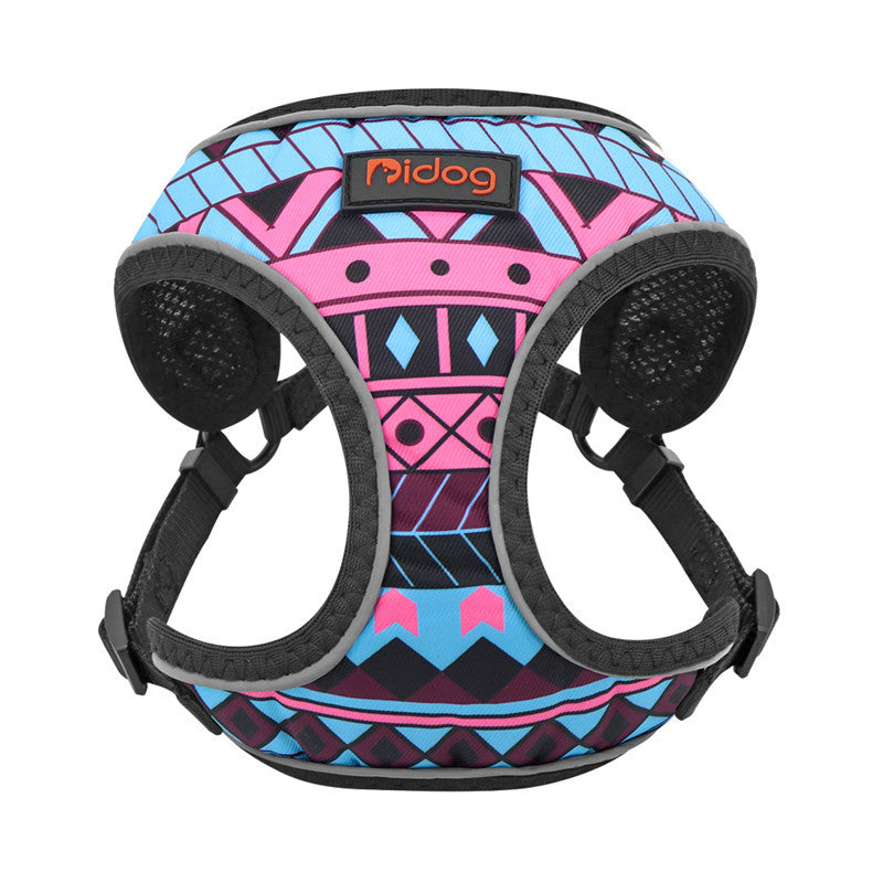 JMT-674058 Reflective Vest-Style Pet Harness for Small and Medium Dogs - Adjustable and Comfortable Design