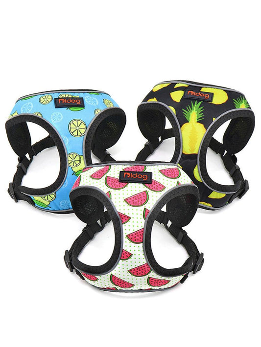 JMT-674058 Reflective Vest-Style Pet Harness for Small and Medium Dogs - Adjustable and Comfortable Design