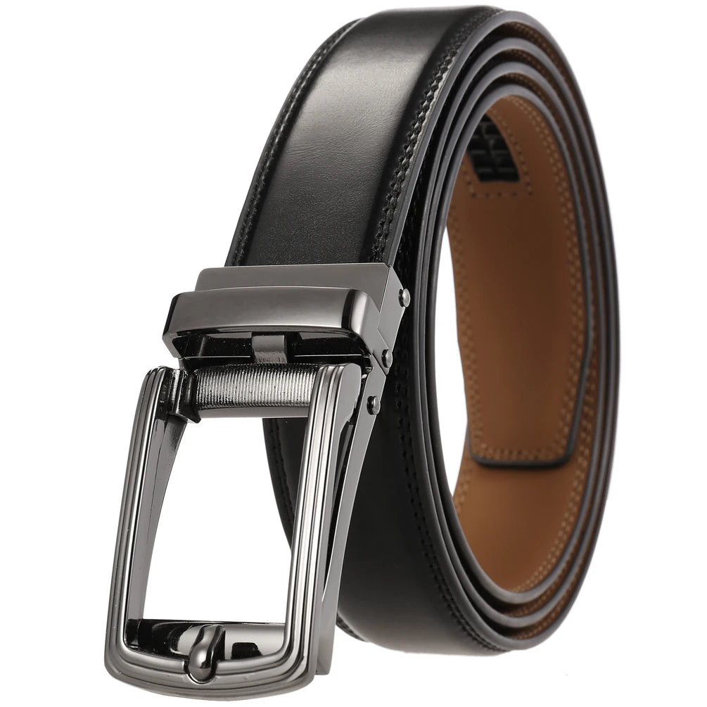 JMT-674314 Durable Alloy Automatic Buckle Belt for Trendy Style