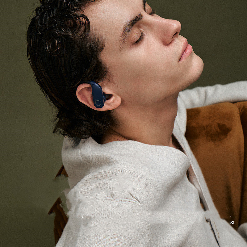 JMT-674378 Bluetooth Semi-In-Ear Noise Reduction Headset with Digital Display and Voice Control