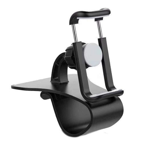 JMT-674570 Multifunctional Snap-In Car Dashboard Phone Holder with Magnetic Number Plate Support
