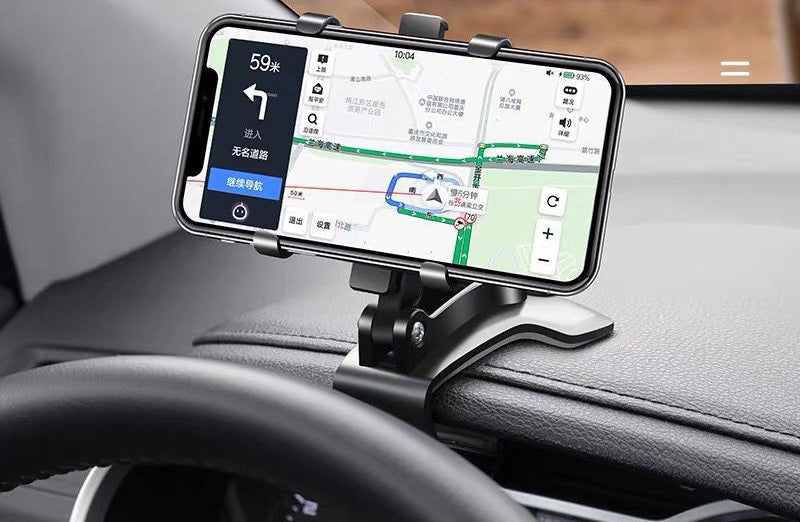 JMT-674570 Multifunctional Snap-In Car Dashboard Phone Holder with Magnetic Number Plate Support