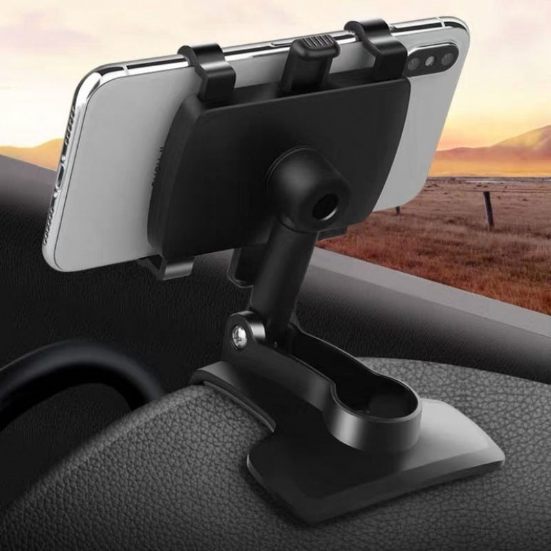 JMT-674570 Multifunctional Snap-In Car Dashboard Phone Holder with Magnetic Number Plate Support