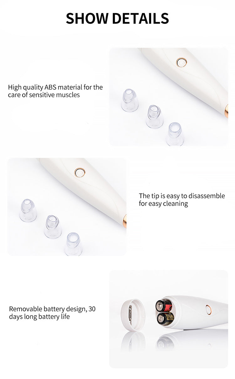 JMT-674698 Blackhead Removal Electric Suction Device for Deep Skin Cleansing