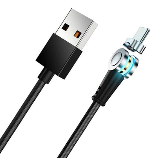 JMT-674890 Three-in-One Magnetic Data Charging Cable - Compatible with 8PIN, Micro USB, and Type-C, 1m Length