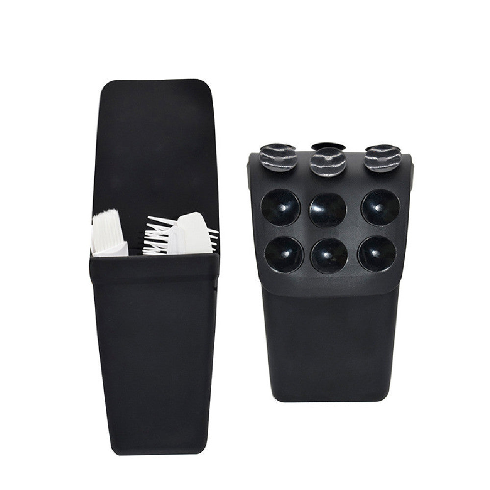 JMT-675018 Silicone Hair Perm Protective Sleeve with Storage Bag - Black Beauty Tool