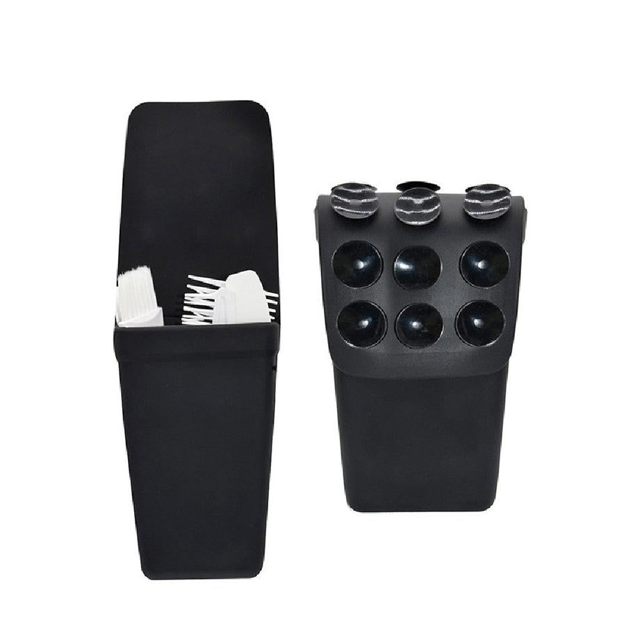 JMT-675018 Silicone Hair Perm Protective Sleeve with Storage Bag - Black Beauty Tool