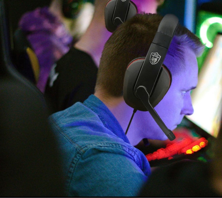 JMT-675210 Wired Gaming Headset with Deep Bass and 40mm Drivers - 32Ω Impedance, 20Hz-20kHz Frequency Response, 1.2m Cable