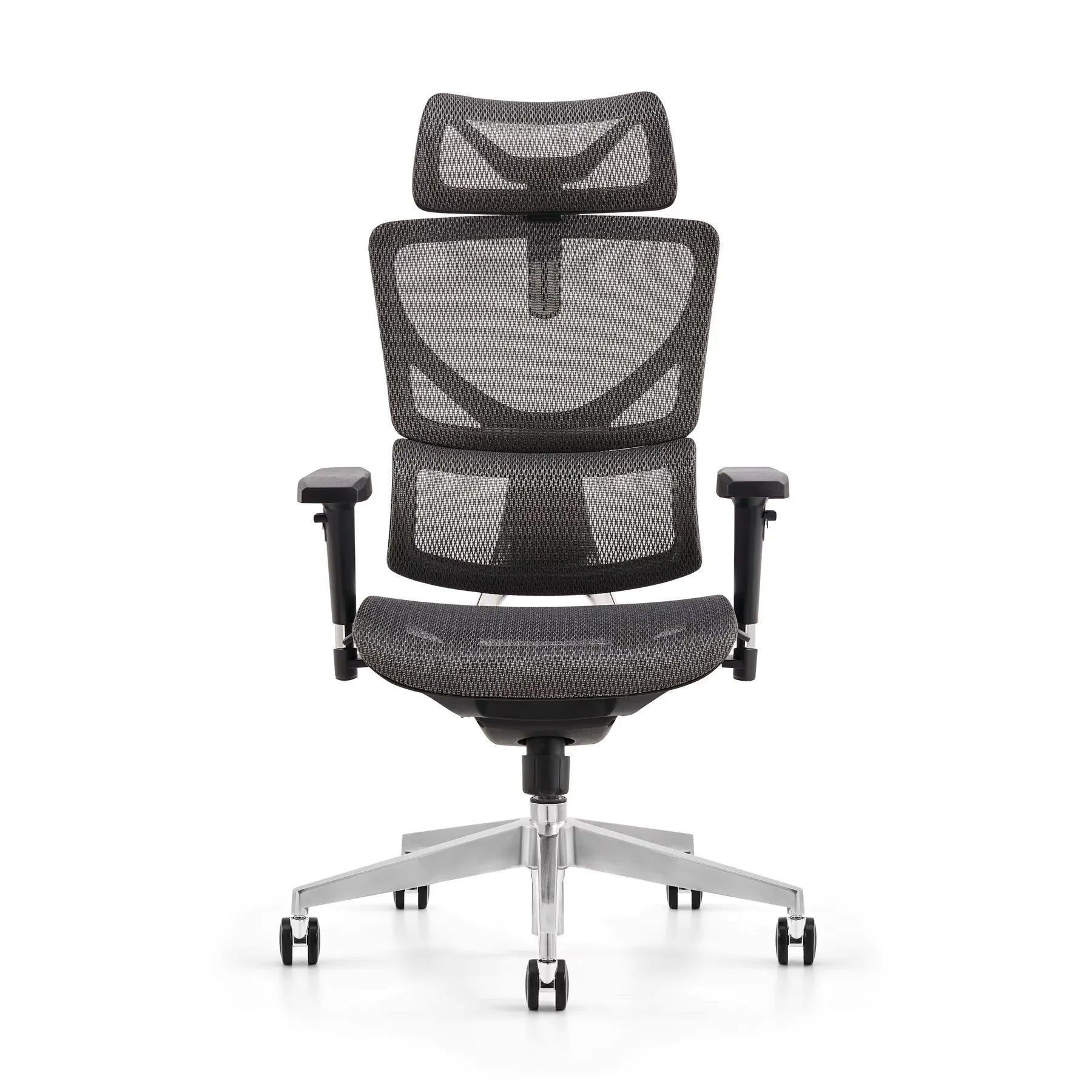 JMT-675466 Height Adjustable 360-Degree Swivel Ergonomic Office Chair with Footrest - Full Mesh Design for Comfort