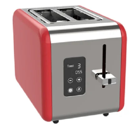 JMT-675530 Compact Stainless Steel 2-Slice Toaster in Brushed Finish
