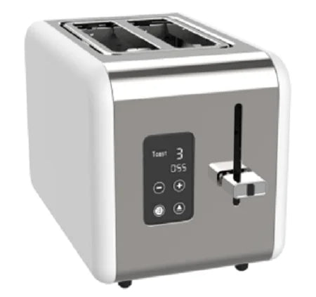JMT-675530 Compact Stainless Steel 2-Slice Toaster in Brushed Finish