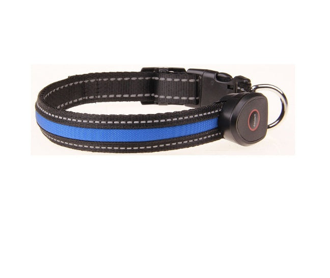 JMT-675530 Luminous Dog Collar with Adjustable Sizes (S: 28CM-40CM, M: 33CM-50CM, L: 38CM-60CM)