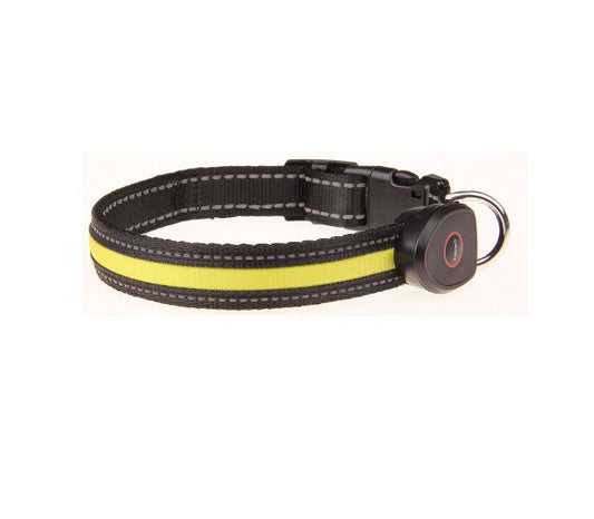 JMT-675530 Luminous Dog Collar with Adjustable Sizes (S: 28CM-40CM, M: 33CM-50CM, L: 38CM-60CM)