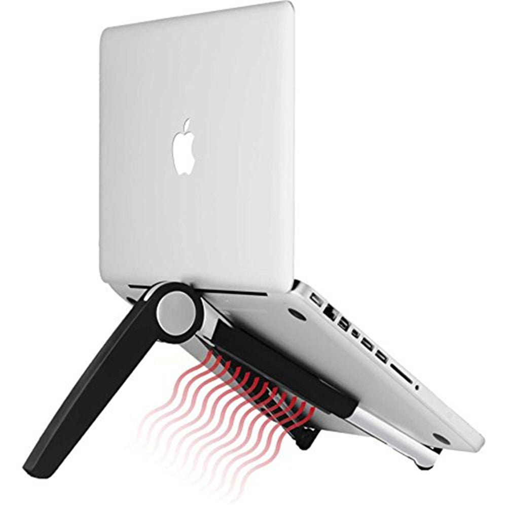JMT-675658 Aluminum Cooling Stand for iPad, Tablets, and Laptops - Adjustable Triangle Design