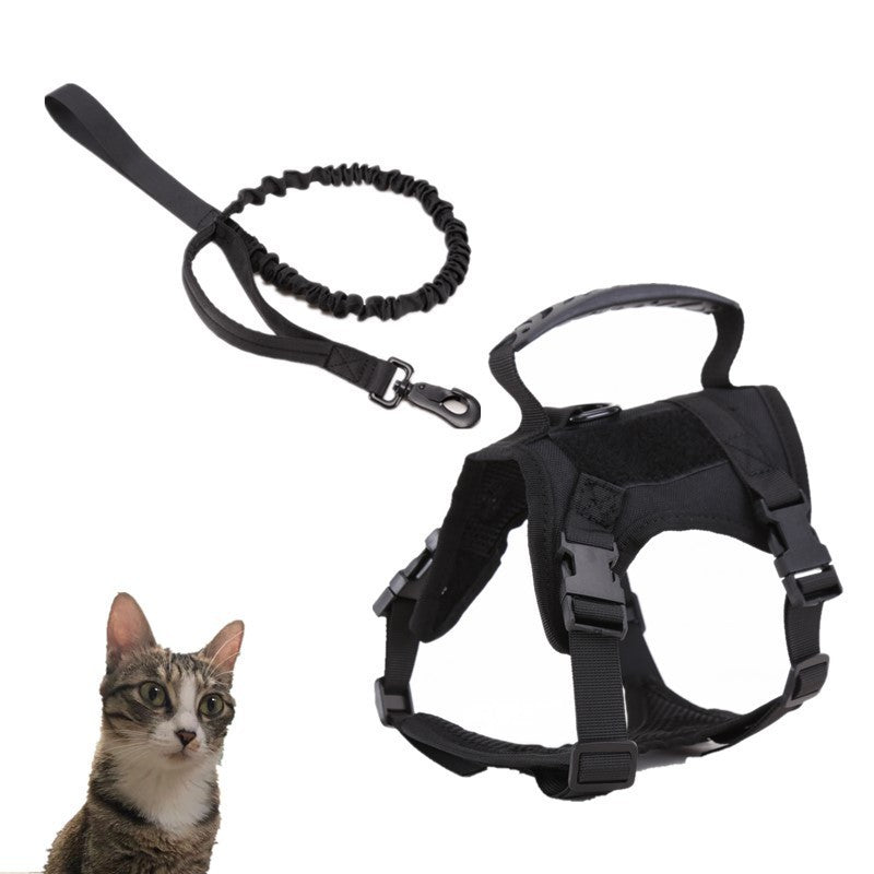 JMT-675722 Adjustable Oxford Cloth Cat Chest Strap Vest with Traction Rope in Multiple Colors