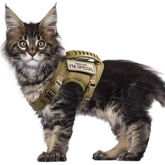 JMT-675722 Adjustable Oxford Cloth Cat Chest Strap Vest with Traction Rope in Multiple Colors