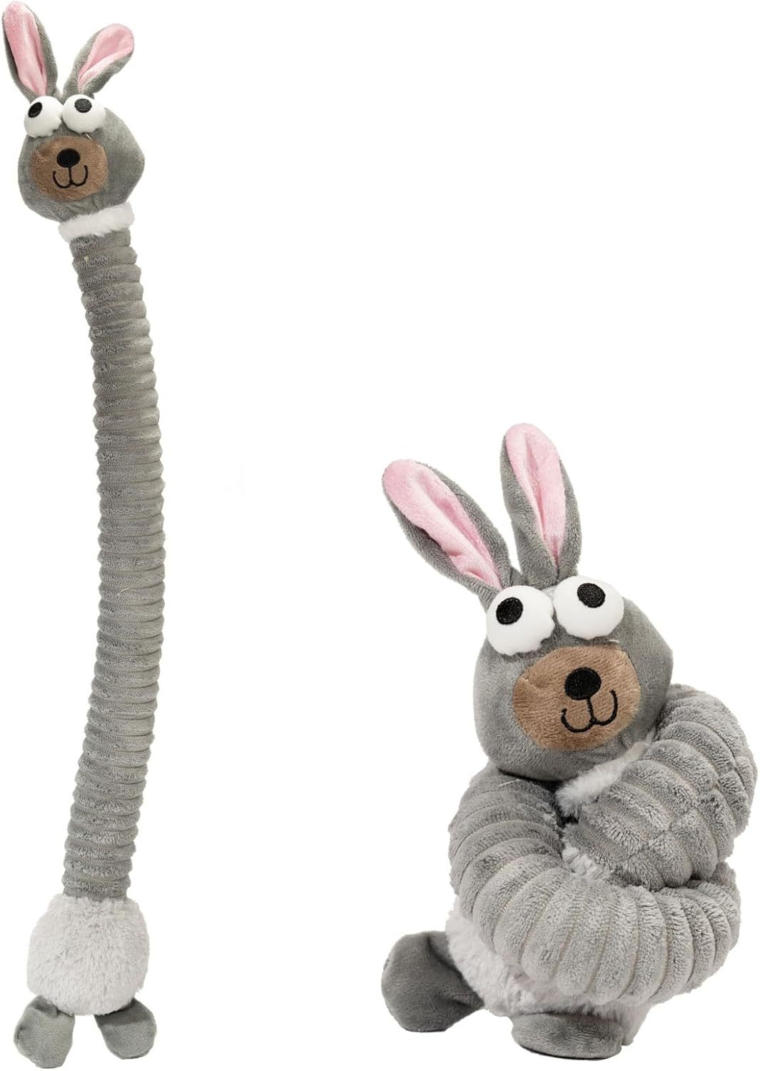 JMT-675850 Plush Squeaky Crinkle Dog Chew Toy for Small to Large Dogs - Ideal for Teething and Playtime