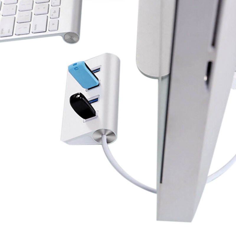 JMT-675978 USB-C to 4-Port USB 2.0 Hub for MacBook and Compatible Devices, Aluminum Alloy Design