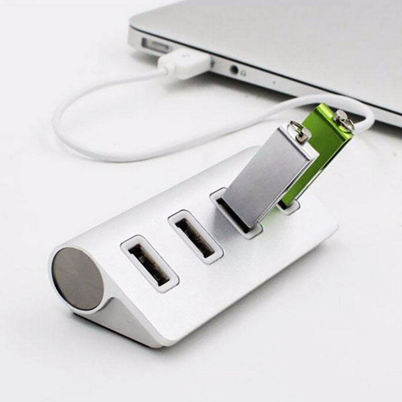 JMT-675978 USB-C to 4-Port USB 2.0 Hub for MacBook and Compatible Devices, Aluminum Alloy Design