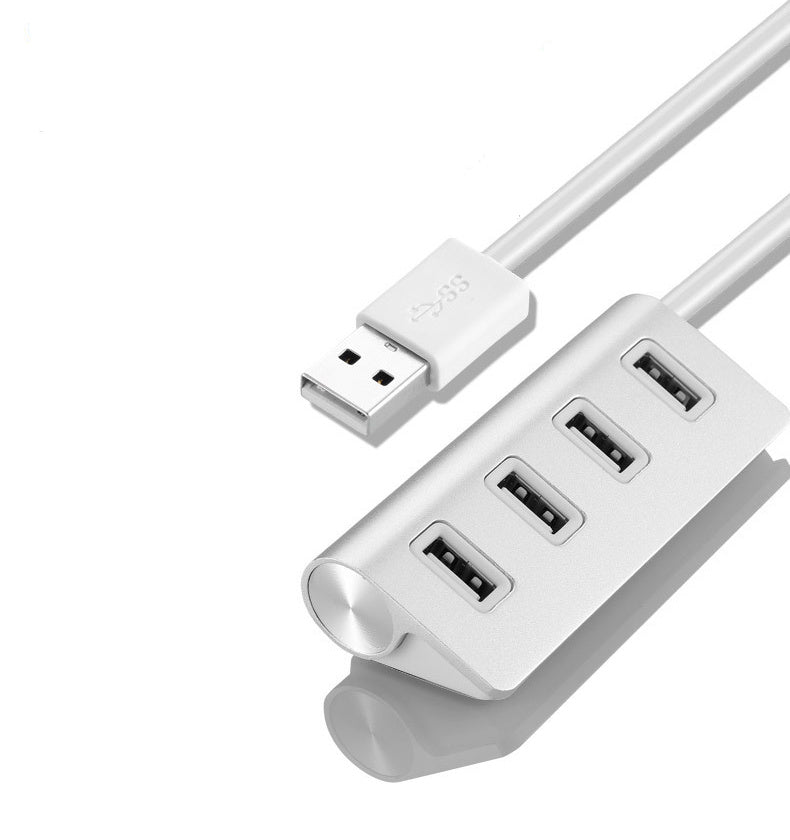 JMT-675978 USB-C to 4-Port USB 2.0 Hub for MacBook and Compatible Devices, Aluminum Alloy Design