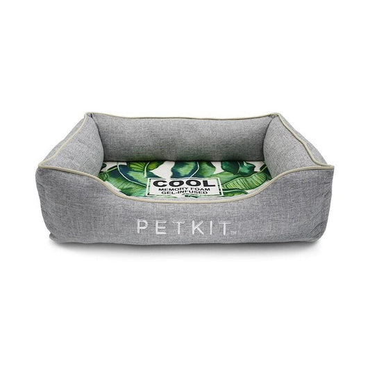 JMT-676170 Reversible Memory Foam Pet Bed with Cooling and Heating Sides for Dogs and Cats