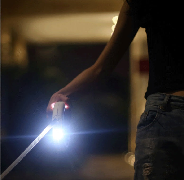 JMT-676362 Automatic Pet Traction System with 2.6m Rope - Durable ABS/PC and TPU Construction, Holds Up to 50kg