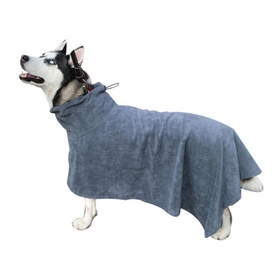 JMT-676490 Ultra-Absorbent Pet Bathrobe Made from Soft Polyester Fiber