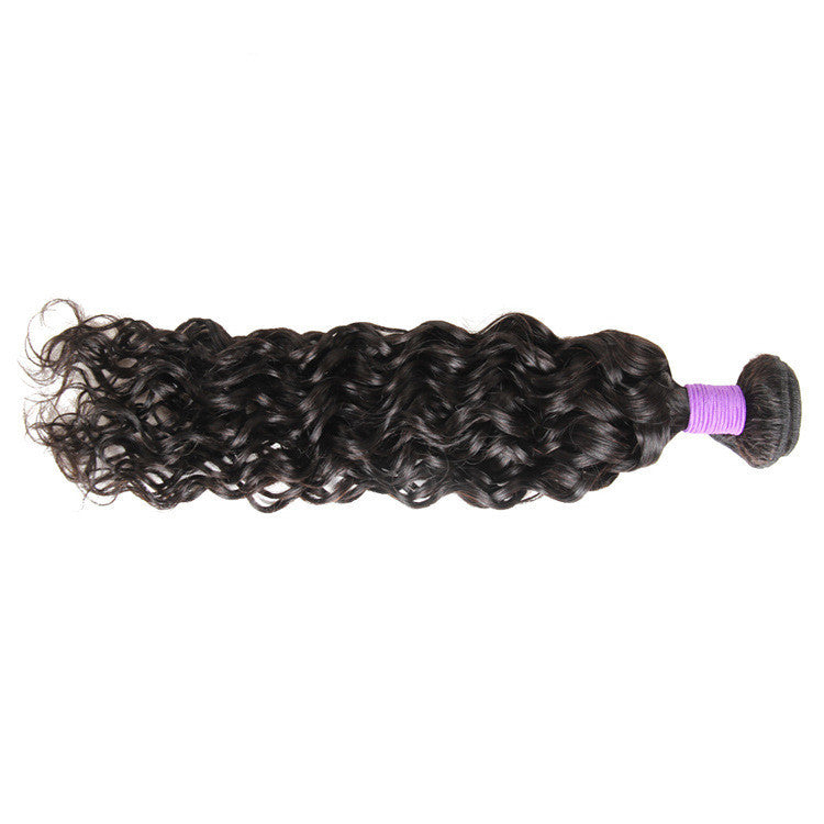 JMT-676554 Water Wave Human Hair Weave, 12-28 Inch, 1B Natural Color, 100g Each