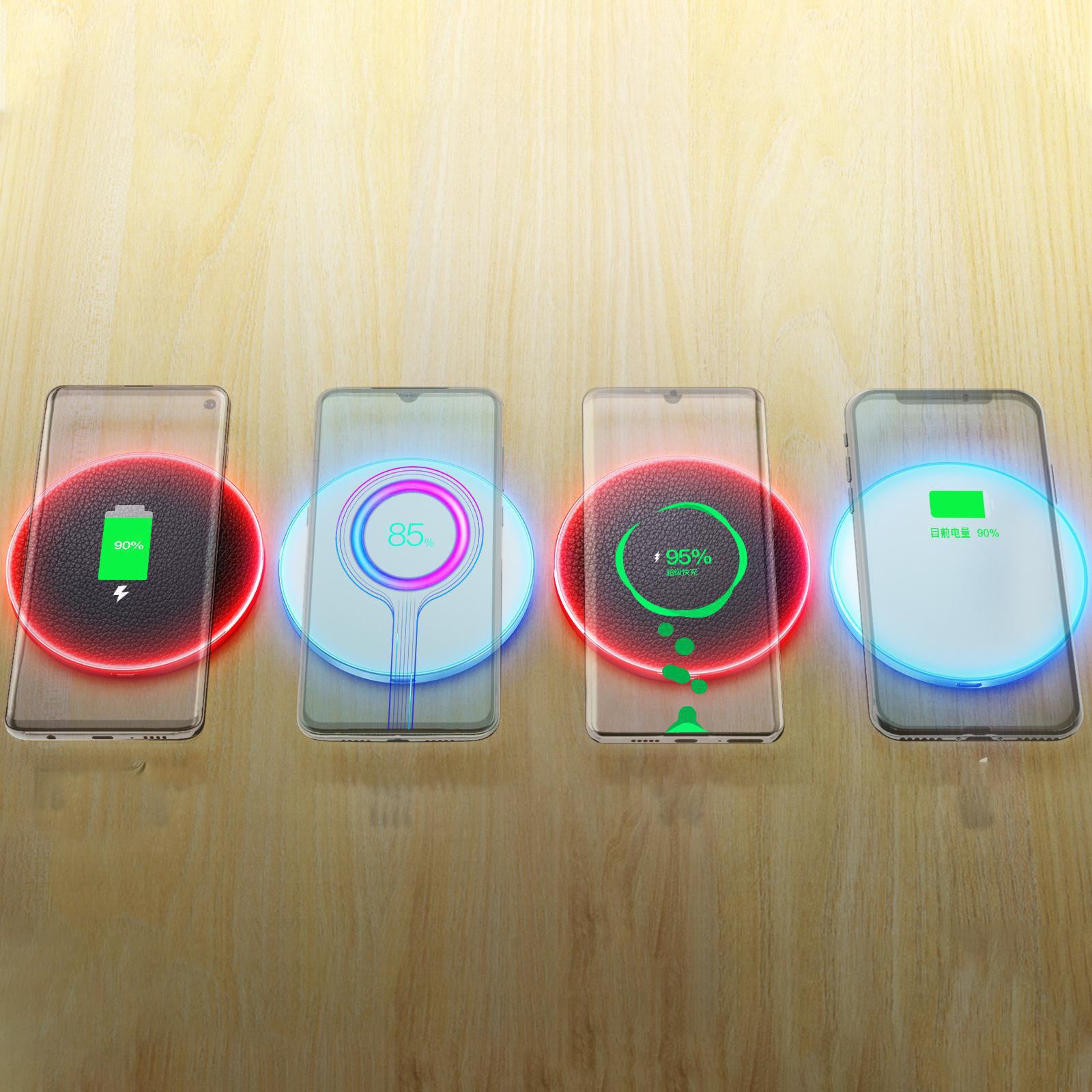 JMT-676554 Wireless Digital Charger for Mobile Phones, Earphones, and Other Devices - USB Interface, Ni-MH Battery