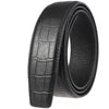 JMT-676618 Boys' Cowhide Automatic Buckle Belt - Durable First Layer Leather Accessory
