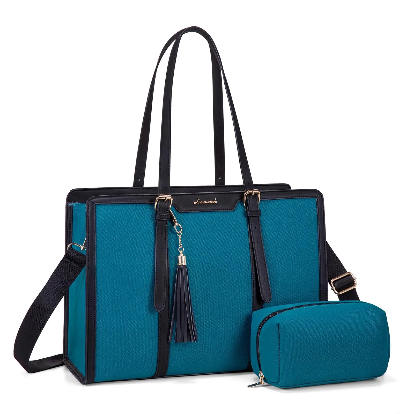JMT-676682 Large Capacity Waterproof Laptop Tote Bag for Women - Fits 15.6 Inch Laptops, Ideal for Office Use