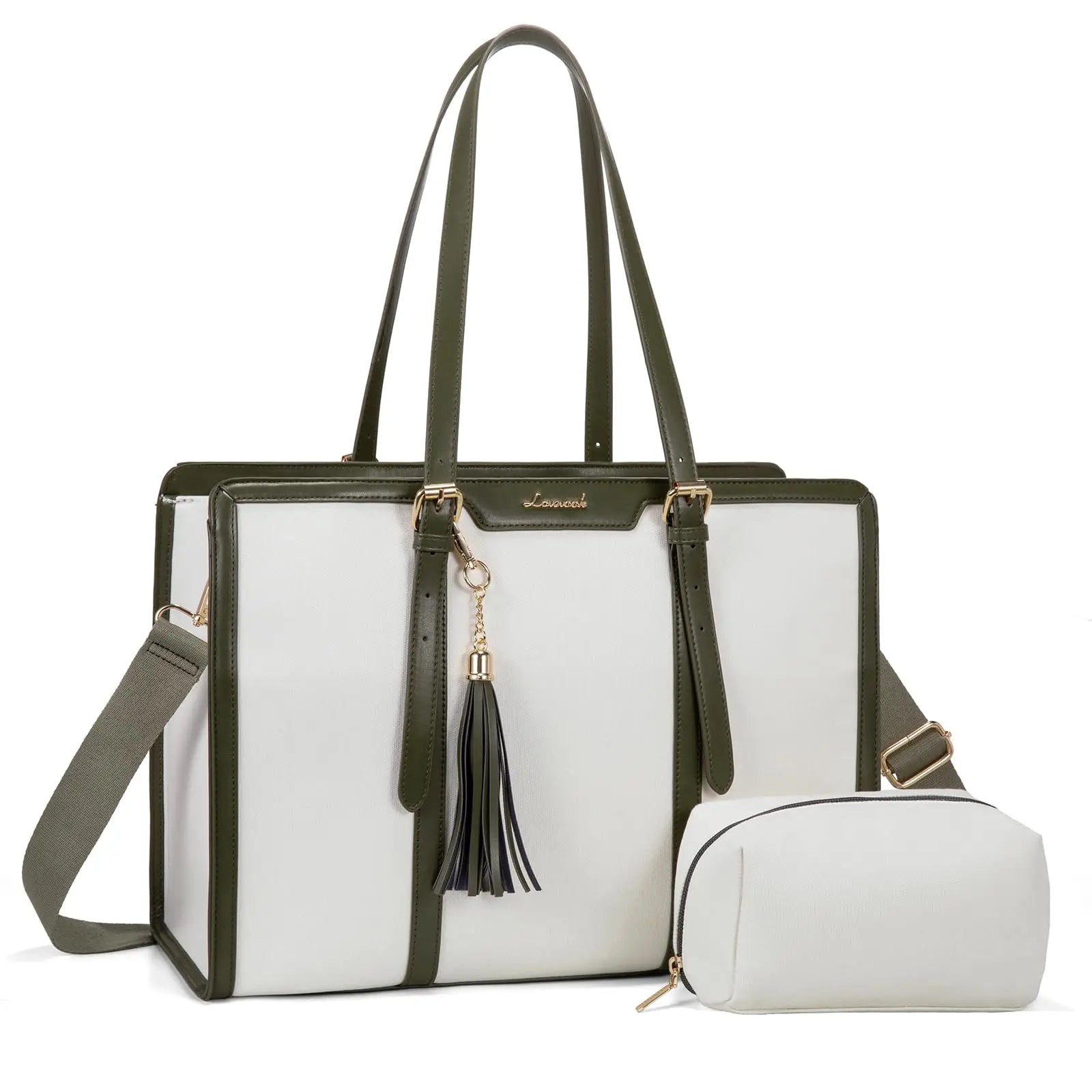 JMT-676682 Large Capacity Waterproof Laptop Tote Bag for Women - Fits 15.6 Inch Laptops, Ideal for Office Use