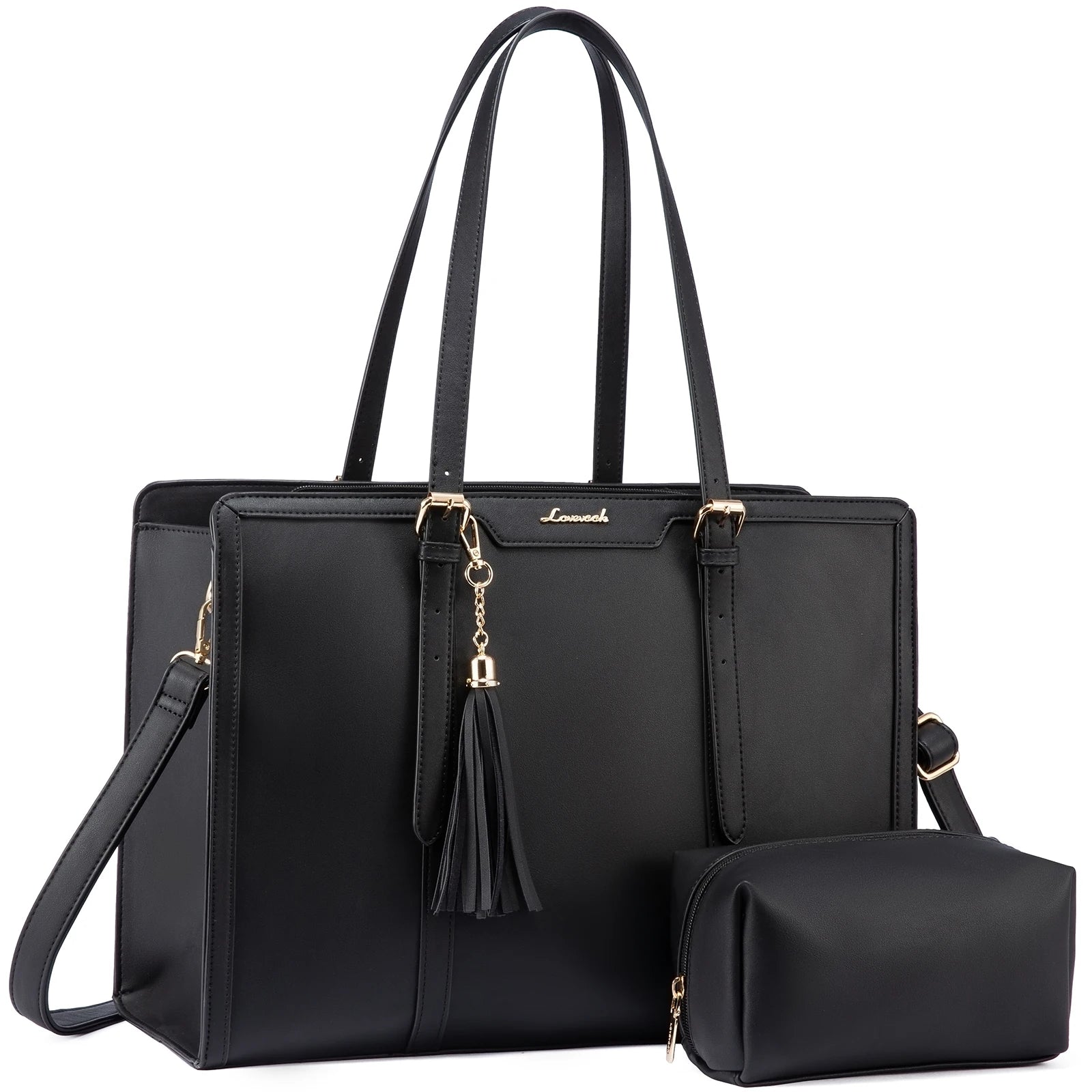 JMT-676682 Large Capacity Waterproof Laptop Tote Bag for Women - Fits 15.6 Inch Laptops, Ideal for Office Use