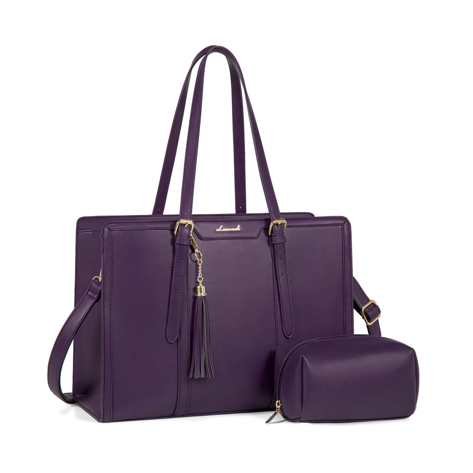 JMT-676682 Large Capacity Waterproof Laptop Tote Bag for Women - Fits 15.6 Inch Laptops, Ideal for Office Use
