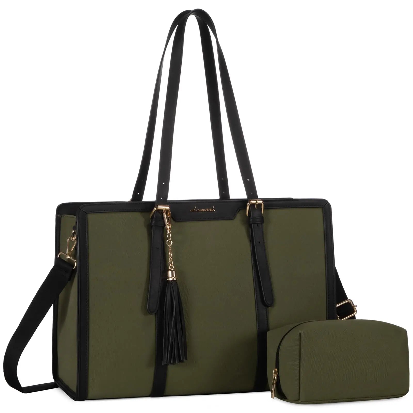 JMT-676682 Large Capacity Waterproof Laptop Tote Bag for Women - Fits 15.6 Inch Laptops, Ideal for Office Use