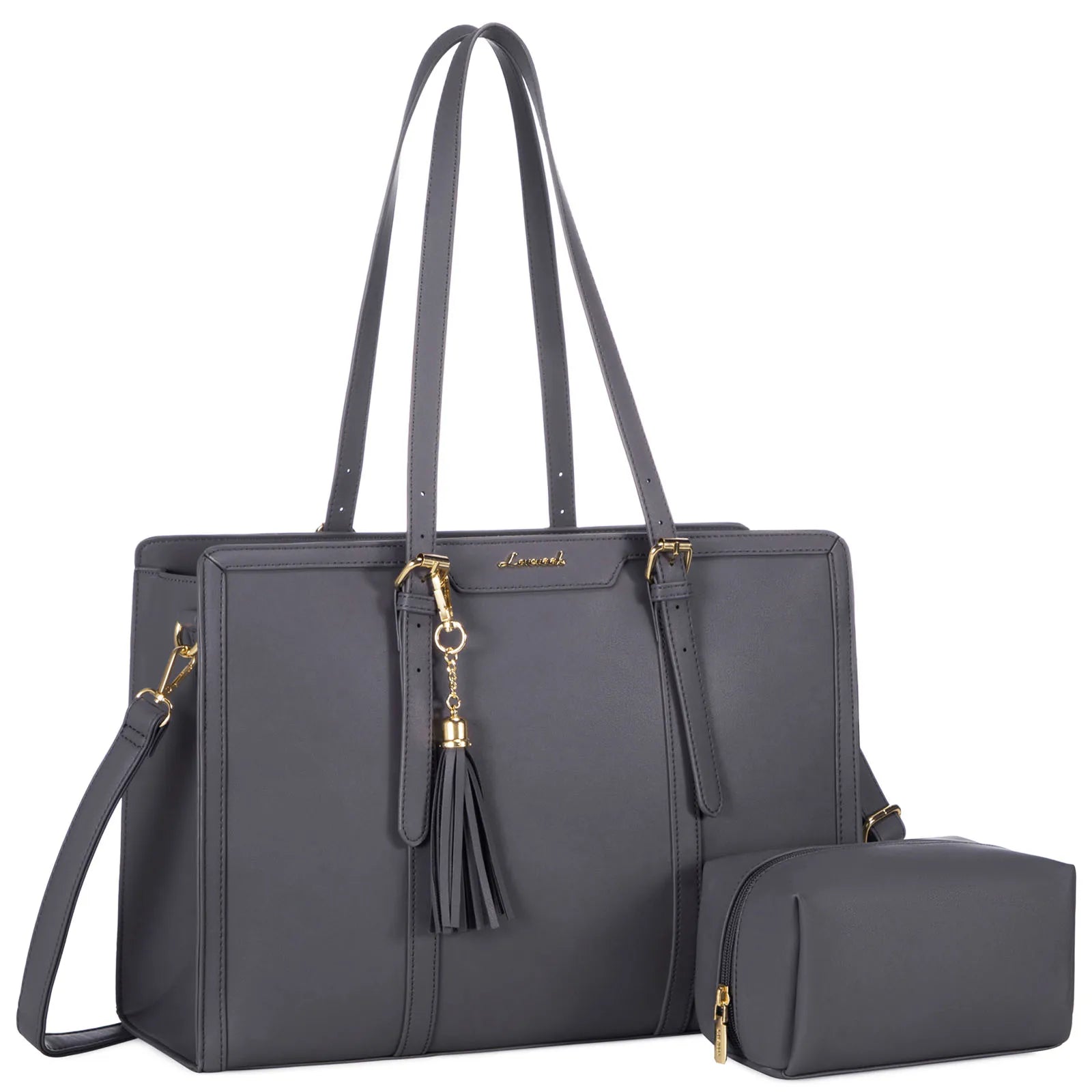 JMT-676682 Large Capacity Waterproof Laptop Tote Bag for Women - Fits 15.6 Inch Laptops, Ideal for Office Use