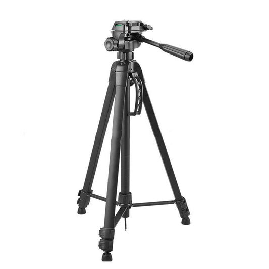JMT-676874 Aluminum Alloy Tripod Head Set for Micro SLR Cameras and Mobile Phones - Maximum Load 2-5 kg - Black